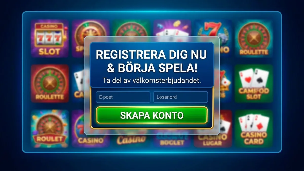 Registrera dig med bonus